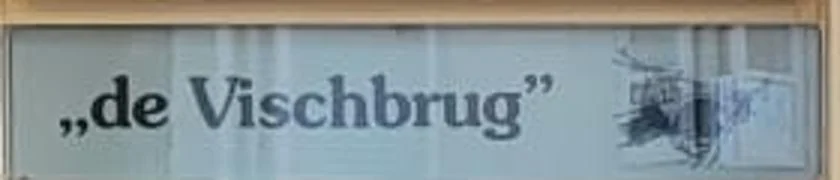 Het naambord „de Vischbrug